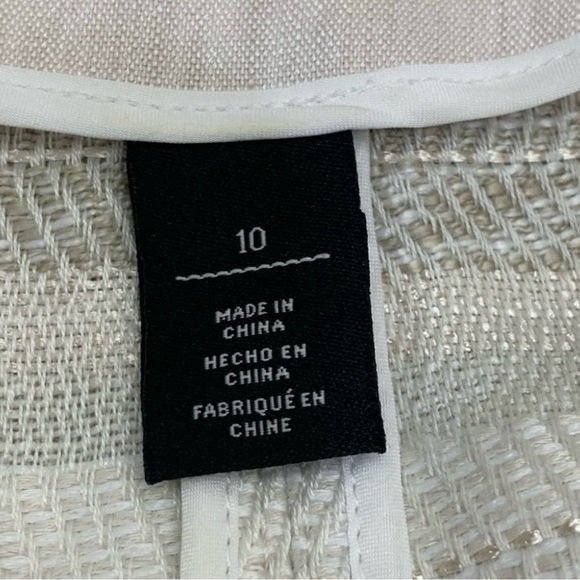 White House Black Market WHBM Asymmetrical Crop Jacket Blazer - Picture 8 of 10